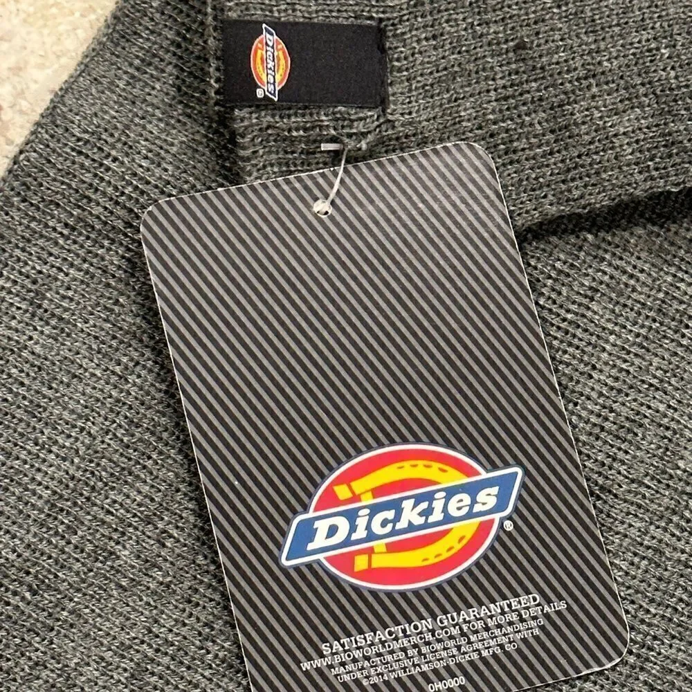 Dickies gray scarf NWT dark gray sweater feel